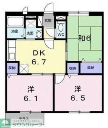 フォレストパークIIの物件間取画像